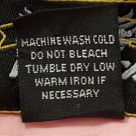 AVIREX White w/Pink Stripes Long-Sleeve Shirt, L - Picture 5 of 5